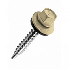 Саморез д/мет.черепицы 5,5х19 мм. (250 шт) слоновая кость RAL1014