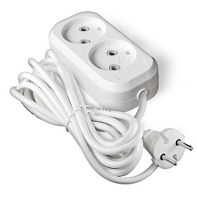 Удлинитель 2х3м. б/з ПВС 2х0,75 (Союз 481S-1203) 2,2кВт