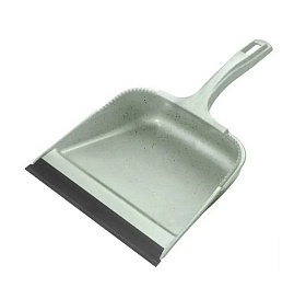 Совок пластик, 33х22х6.5 см, с резин.кром, квадрат, зел, Homver, Greenland, 221220118/04