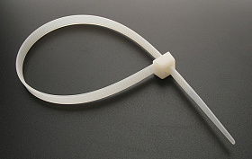 Хомуты нейлоновые 2,5х100 мм. (100шт) для проводов бел.