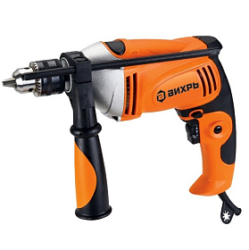 Дрель ударная ДУ-1100 (мощ.1100Вт, диам.сверления: сталь 10мм, бетон 13мм, дерево 25мм.,3000 об/мин.