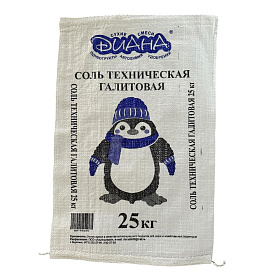 Соль техническая Галит 25кг (Диана)