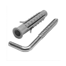 Дюбель потолочный 8х40 мм. S-8 распорный с крюком (костыль)