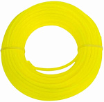 Леска для триммера, длина 15 м, профиль - звезда, диаметр 2.7 мм