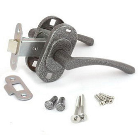 Ручка-защелка ОМЕГА ЗЩ 2.03 серебро