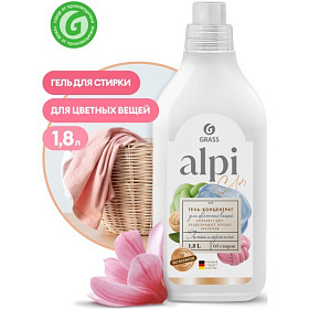 Гель-концентрат для стирки GRASS Alpi для цветных вещей 1,8л