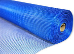Сетка фасадная SPA Оптима (160гр/1м2), 100см х 50м, ячейка 5х5 синяя 