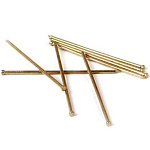 Гвозди  25х1,2 (80г) финишные латун.