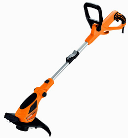 Электротриммер MET-600 (600Вт, D-об.. рукоятка, ширина скоса 300мм, телескоп. штанга,10000об/мин)