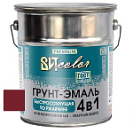 Грунт-эмаль  по ржавчине вишня быстросохнущая ВИТ color/ВИТ колор  4 кг.