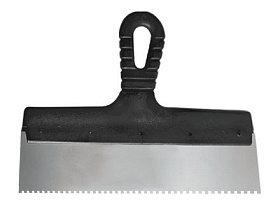 Шпатель  малярный зубчатый 350мм, зуб 6х6мм