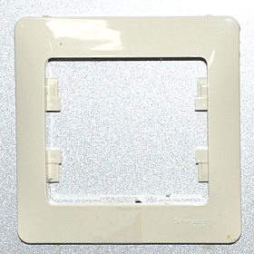 Рамка 1-м Glossa беж. SchE GSL000201