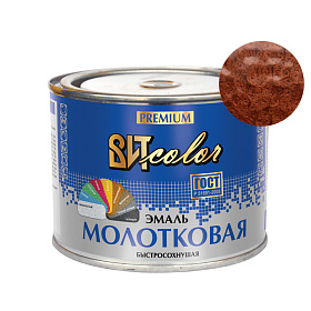 Эмаль с молотковым эффектом  "Медь"  0,4 кг.