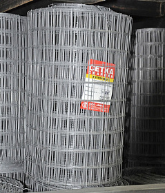 Сетка сварная в рул. ячейка 25*25 разм. 0,5х25м (1,4 мм)
