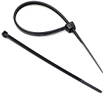 Хомуты нейлоновые 2,5х200мм. (100шт) для проводов черн.