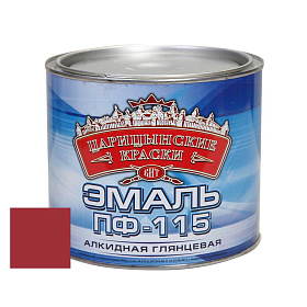 Эмаль вишня ПФ 115  0,4 кг.