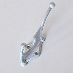 Крючок металлический белый крап