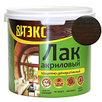 Лак защитно декоративный акриловый орех ВИТtex/ВИТЭКС 3,3 кг.
