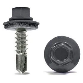 Саморез д/мет.черепицы 5,5х19 мм. (250 шт) RAL7024