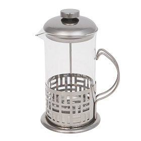 Чайник зав. (френч-пресс) VETTA 600мл, нерж. сталь, стекло   