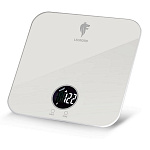 Весы кухонные электронные Leonord LE-1713 квадратные, стекло, цвет белый, макс. вес 5кг