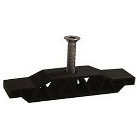 Фиксатор решетки пластиковый DN100 С250 с винтом 117х27х14 (91102)