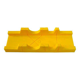 Стусло пластм. 65х300 мм фигурн. желтое "USPEХ"