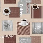 Клеенка столовая 1.37х20 м Амарант, ПВХ на нетканой основе, 5803С