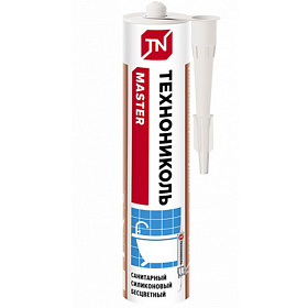 Герметик силиконовый ТехноНИКОЛЬ санитарный бесцветный 280мл