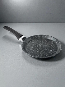 Блинница алюминий, 24 см, антиприг, Горница, Гранит, б241аг, бакелит ручка