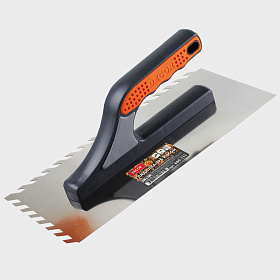 Гладилка DECOR 3К, 280х130мм, нерж., зуб коготь 0,7мм