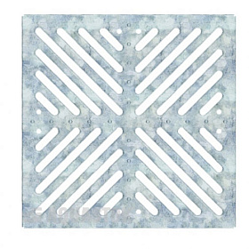 Решетка штампованная оцинк. 300х300 А15 (32832)