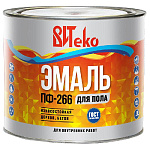 Эмаль д/пола золотисто-кор. ПФ 266 ВИТЕКО  1,8 кг.