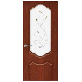 Дверной блок ДО Мечта Итальянский Орех 2,1х0,8 (2,0х0,7) ПВХ 3Д с коробкой 