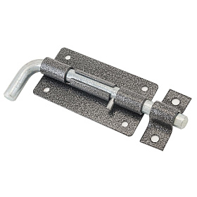 Засов накладной Секрет Киров ЗД-10 120мм антик серебро 