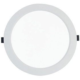 Светильник  светодиодный встраевыемый PLED DL6 10Вт 6500К IP40 WN Downlight Jazzway