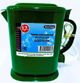 Чайник эл. "Волтера" 1,7л зеленый