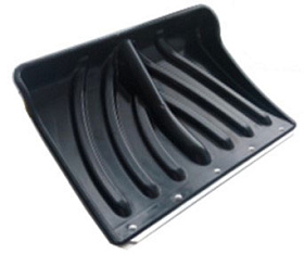 Лопата снеговая 465х340 Крепыш-2 с оц. планкой 