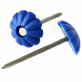 Гвозди  25х1,6 (50 шт) мебельные синий