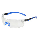 Очки защитные прозрачные (синие)