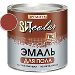 Эмаль д/пола красно-кор. быстросохнущая ВИТ color/ВИТ колор   2,7 кг.