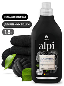 Гель-концентрат для стирки GRASS Alpi для темных тканей 1,8л