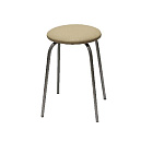 Табурет круглый на ткан. основе (болотный)