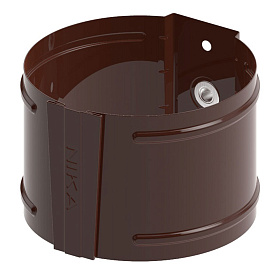 Крепеж трубы @100 оцинк. корич.