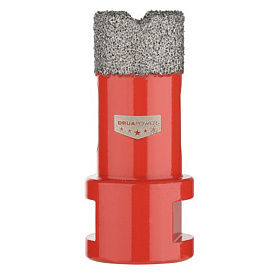 Коронка алмазная по керамограниту P.I.T. AMAS18-0020 (20 мм, M14, сухое/мокрое св., вакуум. пайка)		