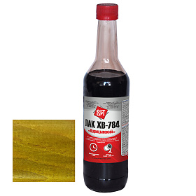 Лак ХВ-784 орех, 0,5 л.