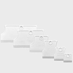 Шпатель 100мм белая резина