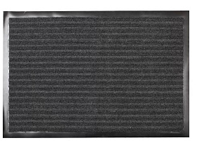 Коврик грязезащитный, 90х150 см, прямоуг, влаговпит, сер, Floor mat Комфорт, ComeForte, XT-6003