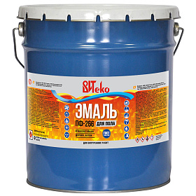 Эмаль д/пола желто-кор. ПФ 266 ВИТЕКО  20 кг.