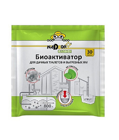 Биоактиватор  для дачных туалетов и септиков BIOWC3 30гр